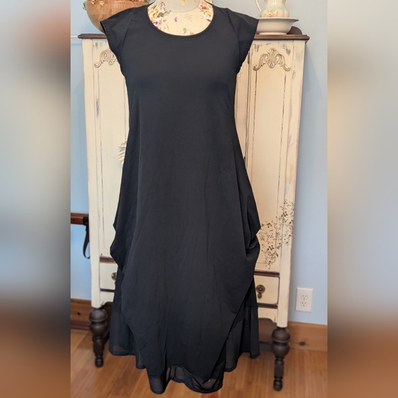 Paolo Tricot elegant Black Dress - Picture 2 of 7